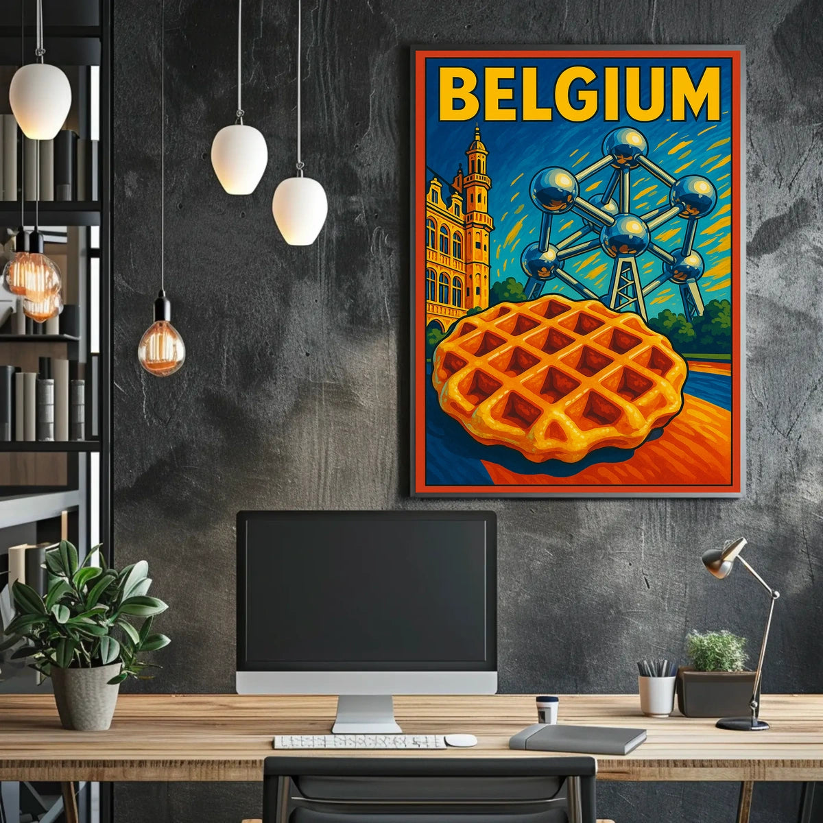 Belgium A Taste Of Culture Poster