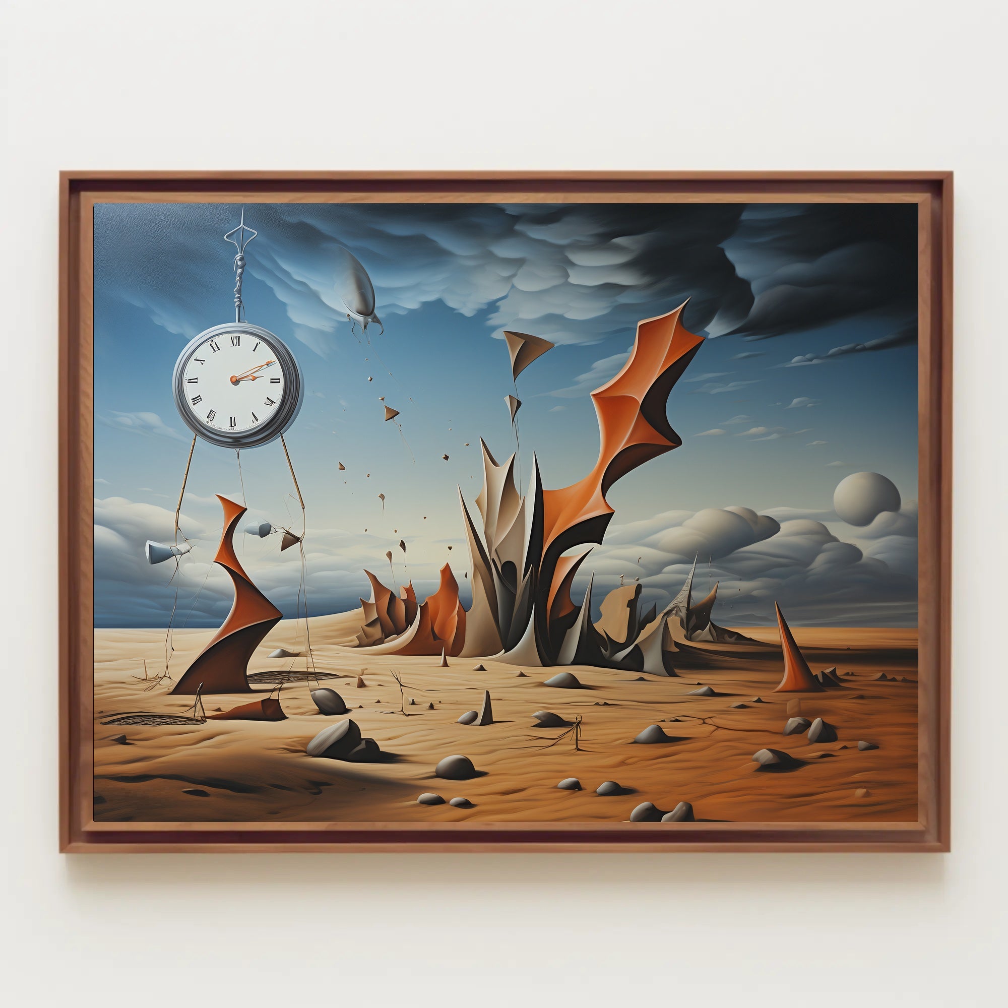 Timeless Desert Dreamscape: Abstract or Artistic Poster