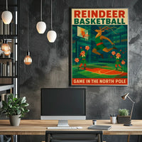Reindeer Basketball Extravaganza Poster