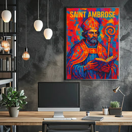 Saint Ambrose Poster