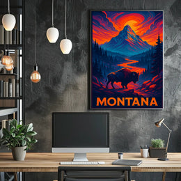 Majestic Montana Poster