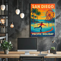 San Diego Pacific Holiday Poster