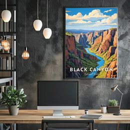 Majestic Black Canyon National Park Poster