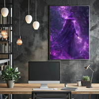 Enchanted Sorcerer in the Woods Art Print Poster PosterGoat