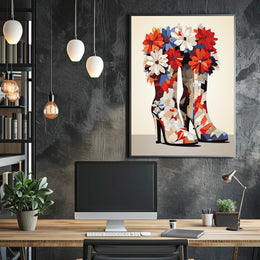 Floral Fashion Statement Poster