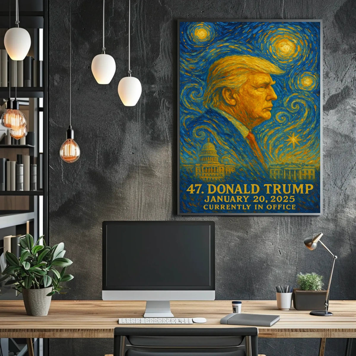 Donald Trump Visionary Through the Twilight Poster
