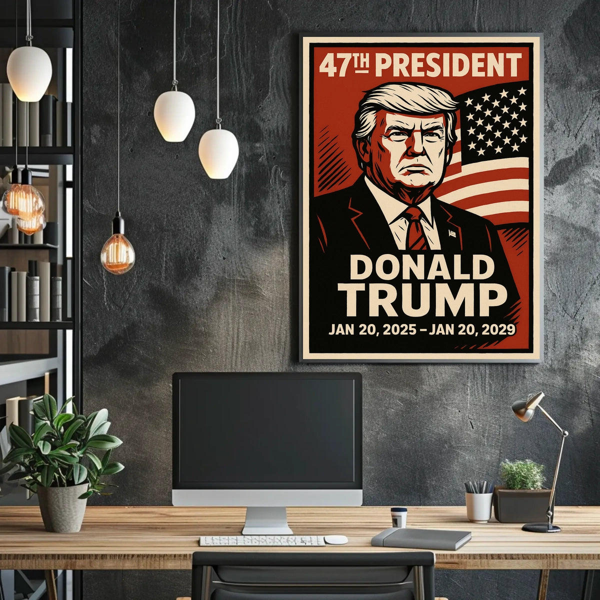 Donald Trump 47th President Poster