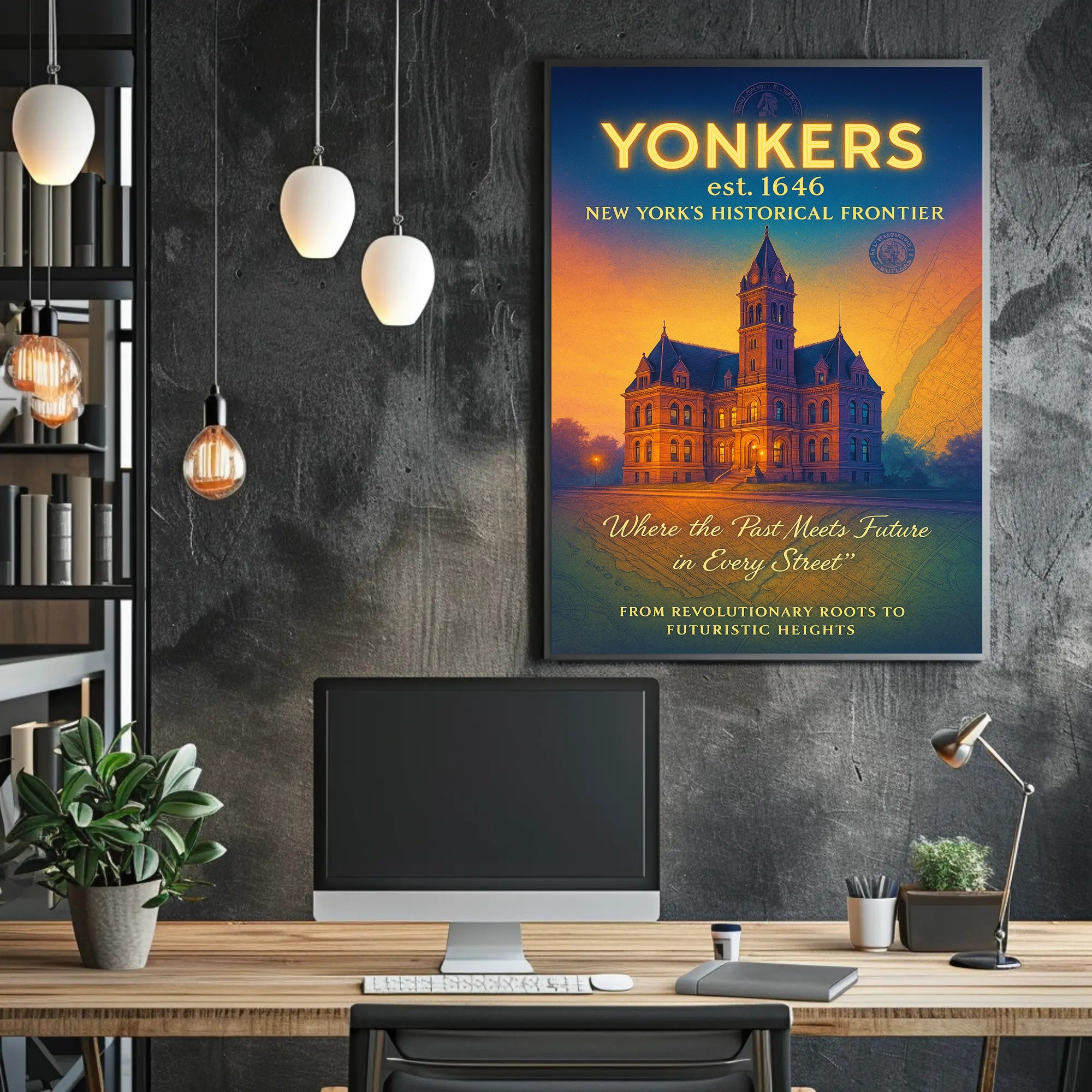 Yonkers Architecture Heritage Poster