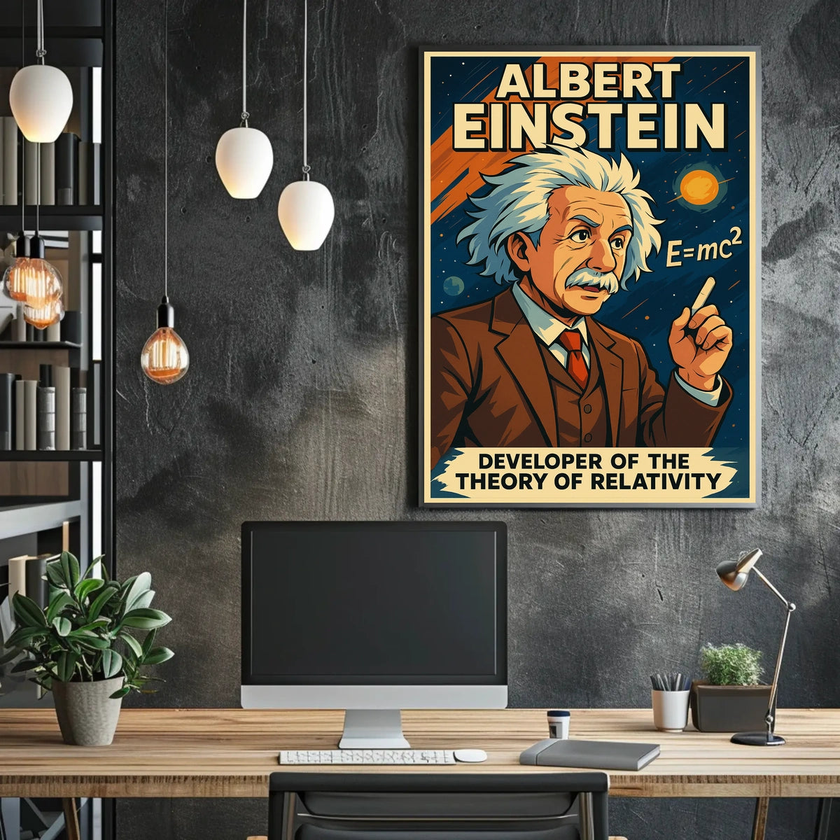 Albert Einstein Developer Of The Poster