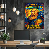 James A. Garfield 20th President Poster PosterGoat