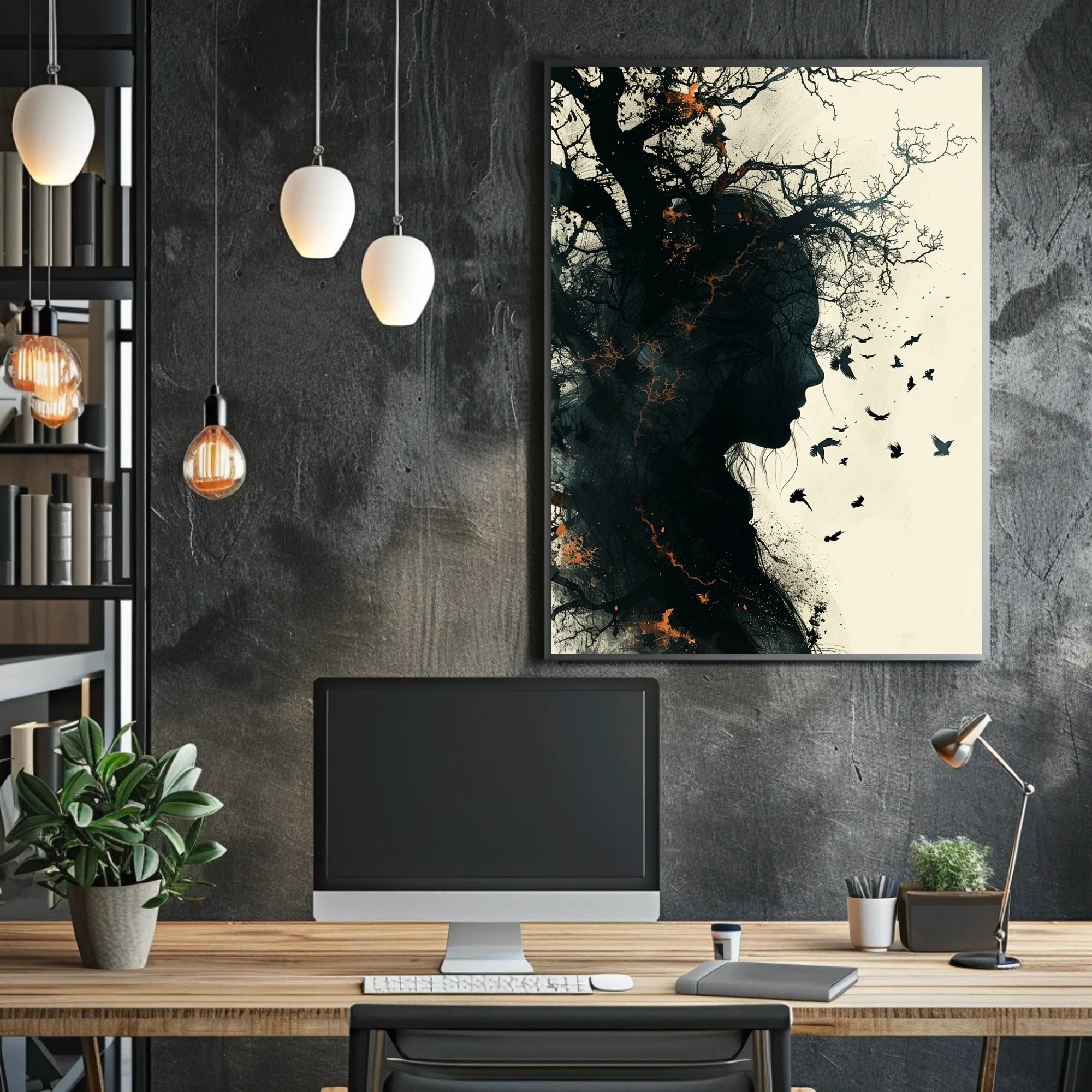 Nature's Silhouette Poster PosterGoat