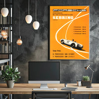 Porsche Sportwagen Championship at Sebring Poster