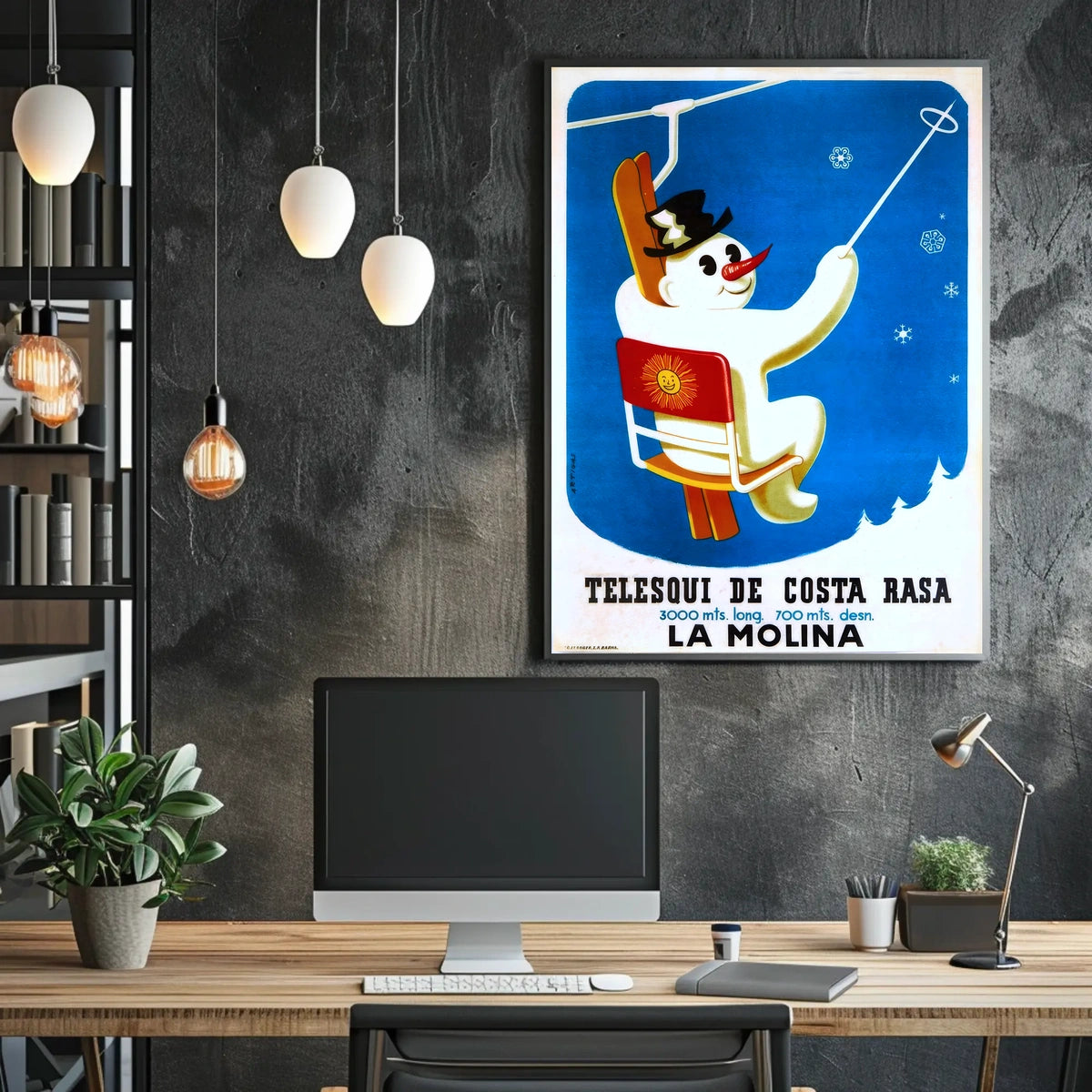 La Molina Ski Resort Poster