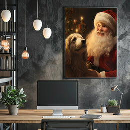 SantaS Joyful Moment Poster