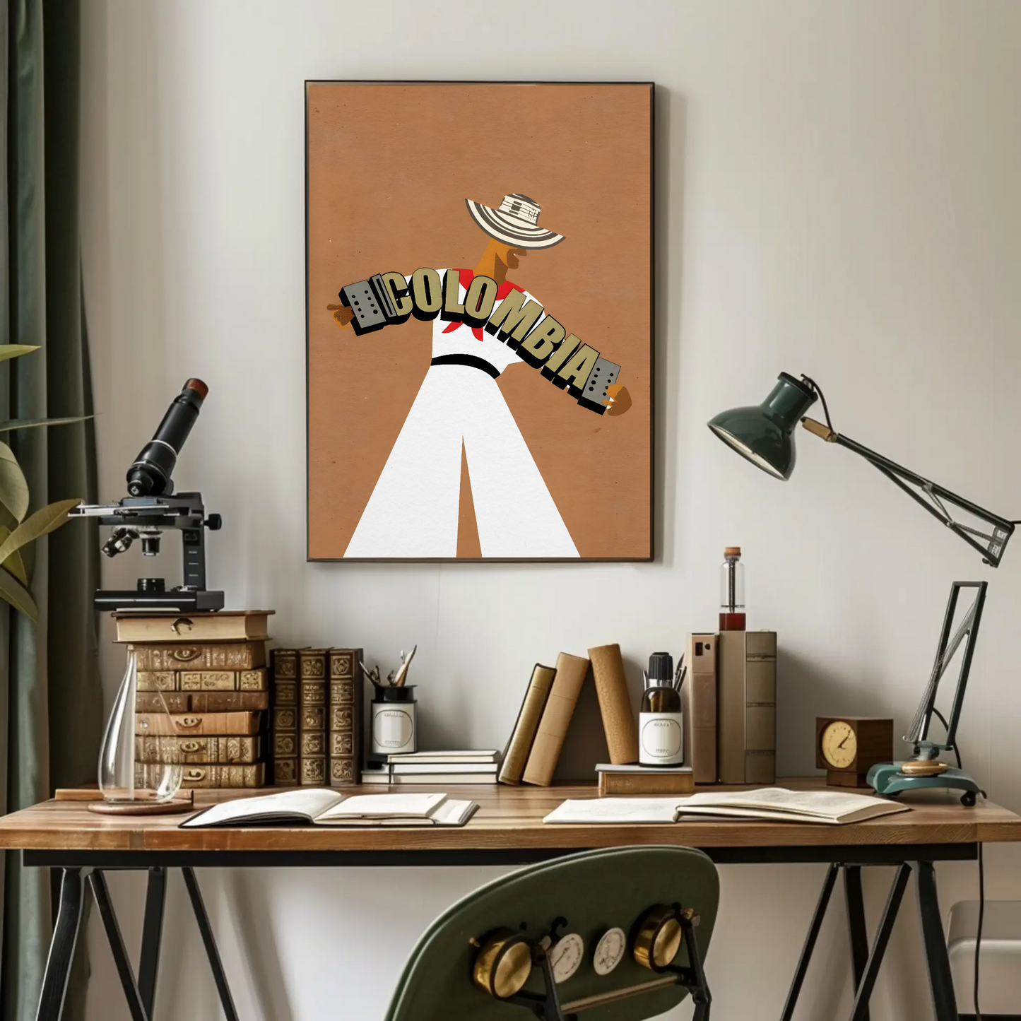 Colombia Travel Poster