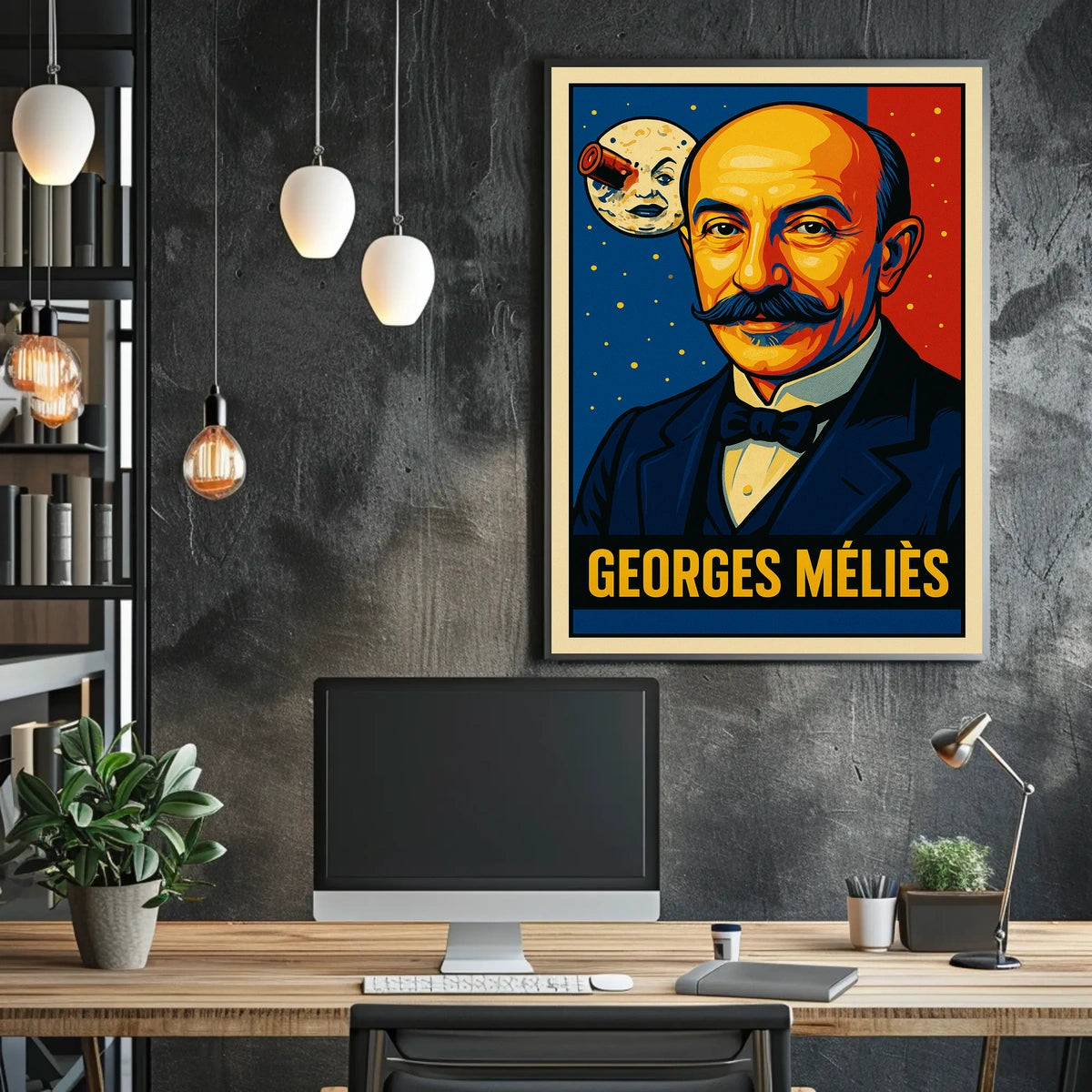 Georges Méliès Cinematic Pioneer Poster
