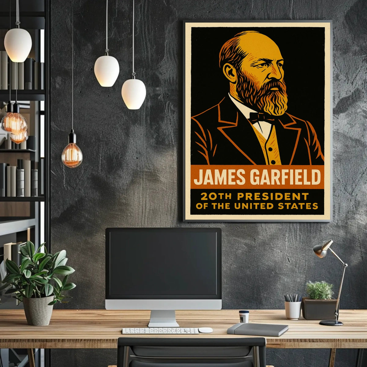 James Garfield 20th President Poster