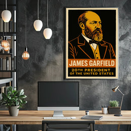 James Garfield 20th President Poster