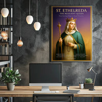 St. Ethelreda The Resilient Queen Poster