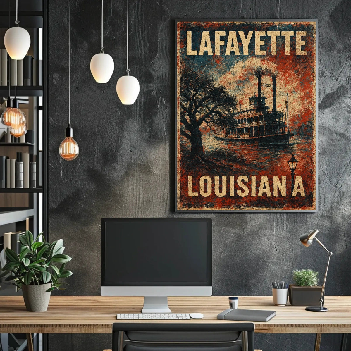 Lafayette, Louisiana Poster