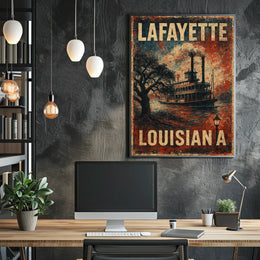 Lafayette, Louisiana Poster
