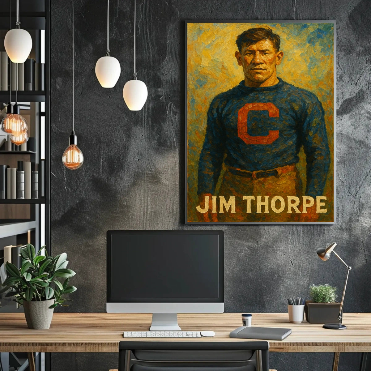Jim Thorpe Portrait Poster