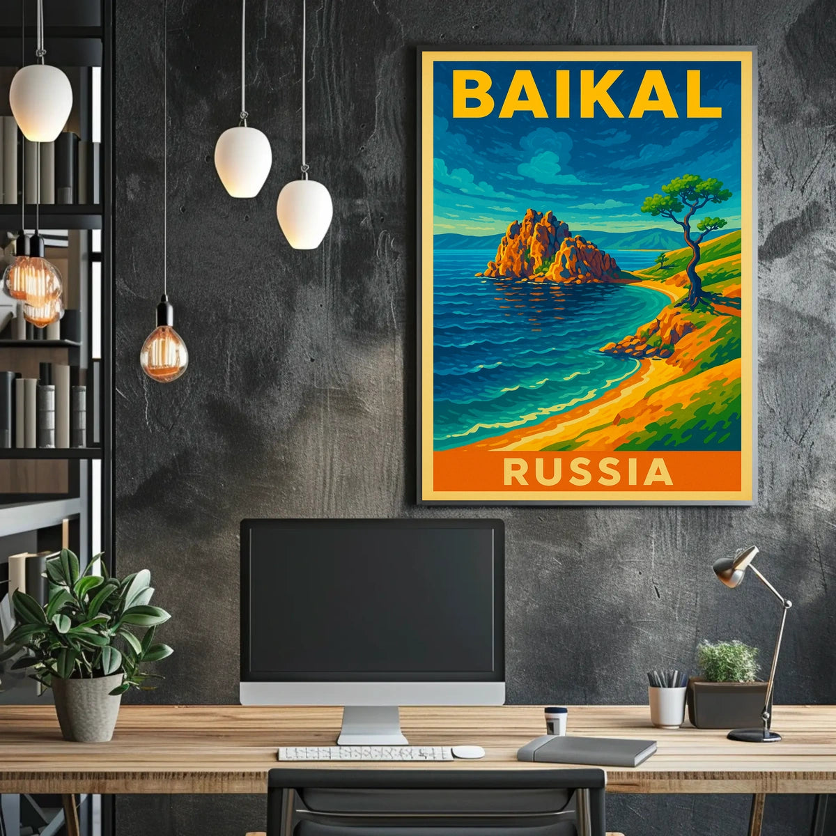 Baikal Russia Poster