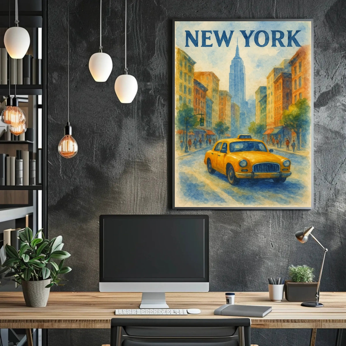 New York Cityscape Poster