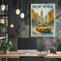 New York Cityscape Poster