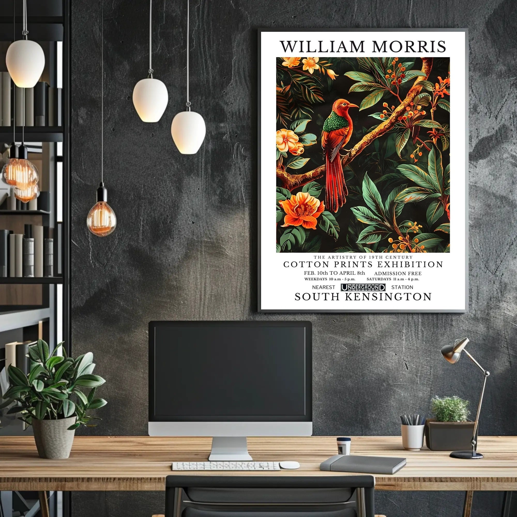 Artistry of 19th Century Cotton Prints Artistic Poster