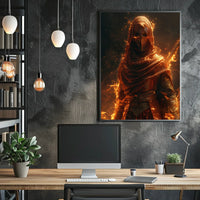 Warrior Of Flames Poster