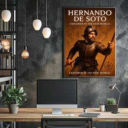 Hernando de Soto Explorer of the New World Poster PosterGoat