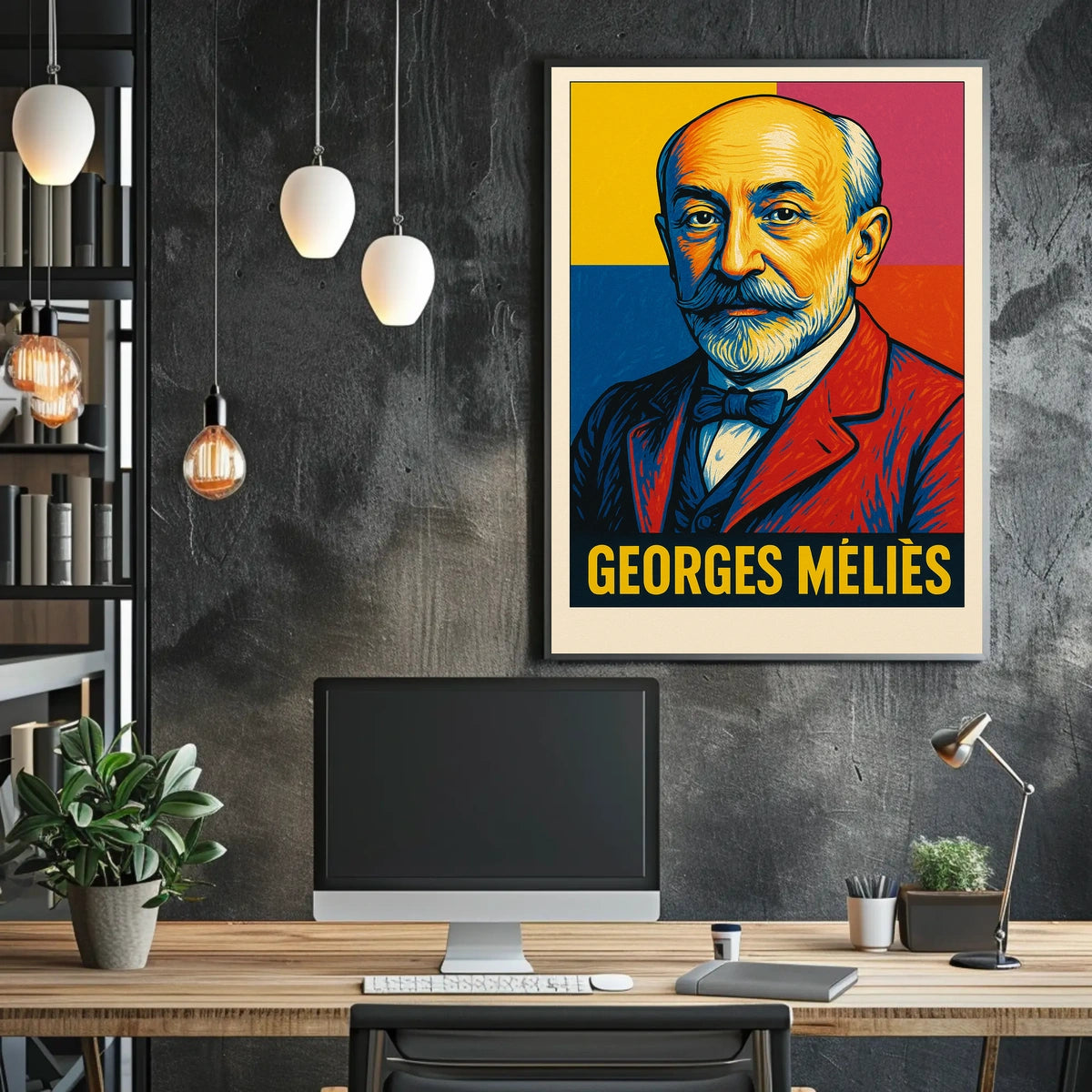 Georges Méliès Cinematic Pioneer Poster