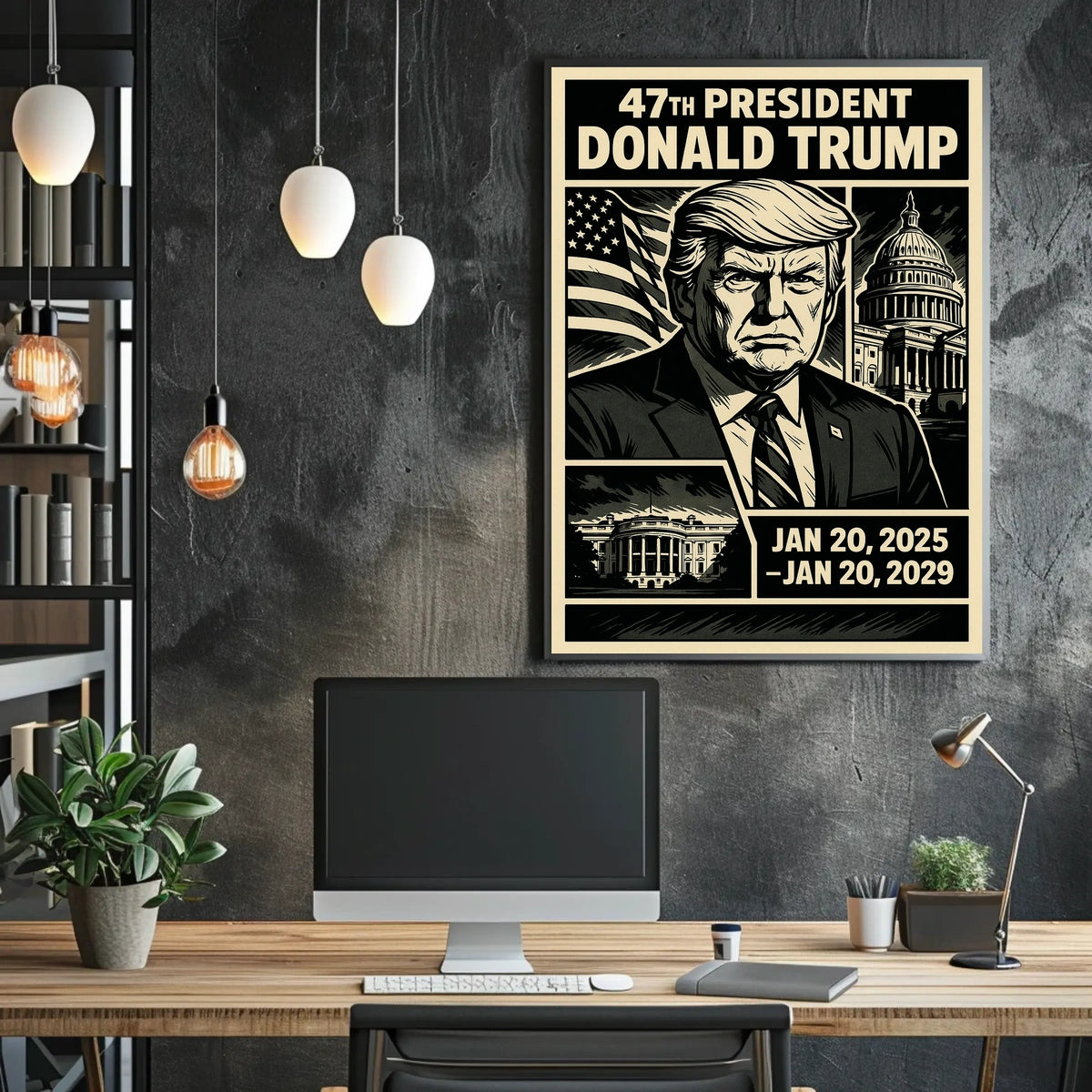 Donald Trump 47th President Poster