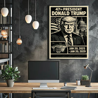 Donald Trump 47th President Poster