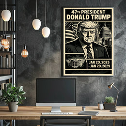 Donald Trump 47th President Poster