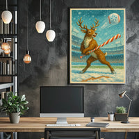 Winter Wonderland Baseball Poster