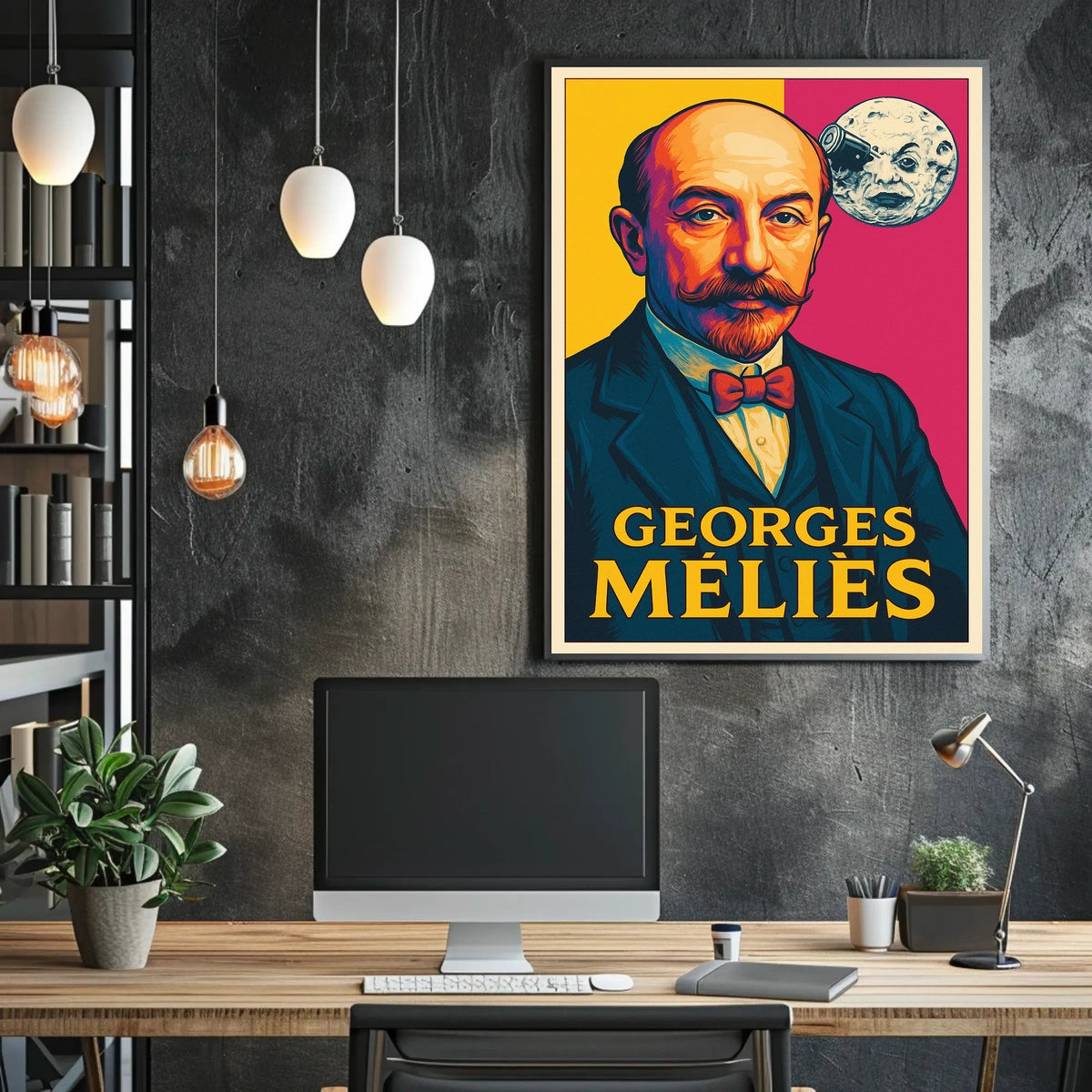 Georges Méliès Cinematic Pioneer Poster