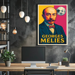 Georges Méliès Cinematic Pioneer Poster