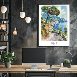 Amalfi Coast Italy Poster