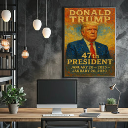 Donald Trump 47Th President Poster