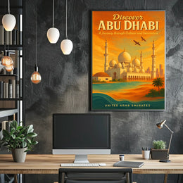 Discover Abu Dhabi Poster