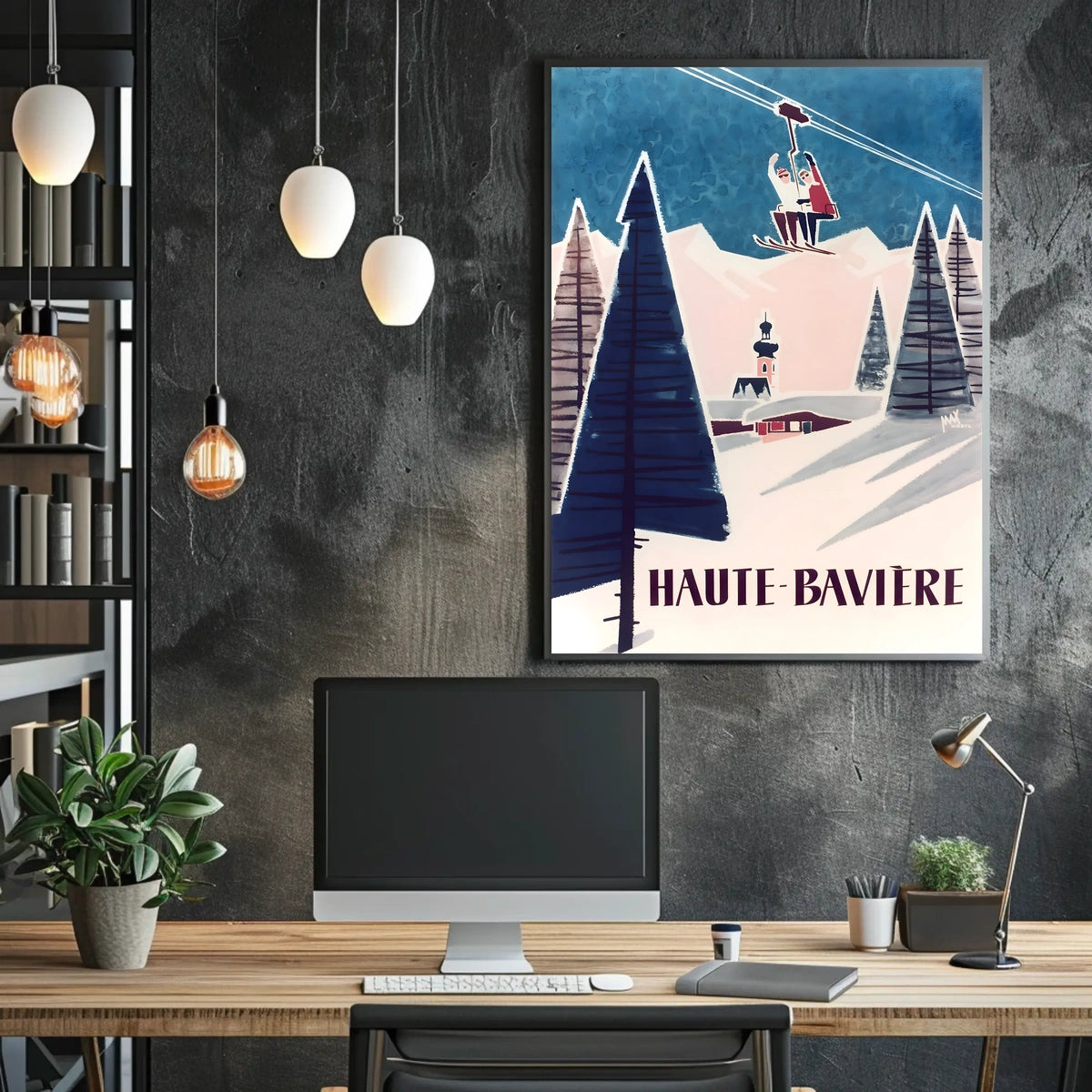 Haute-Bavière Winter Escape Poster