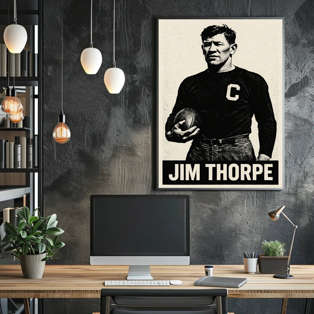 Jim Thorpe Sports Legend Poster