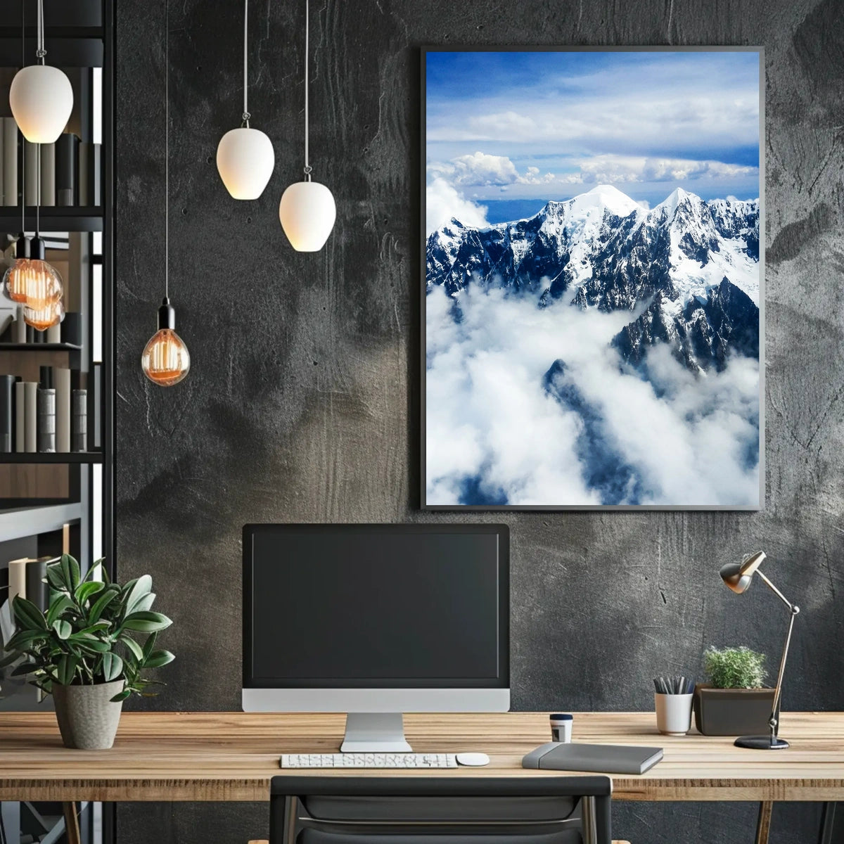 Majestic Mountain Peaks Poster