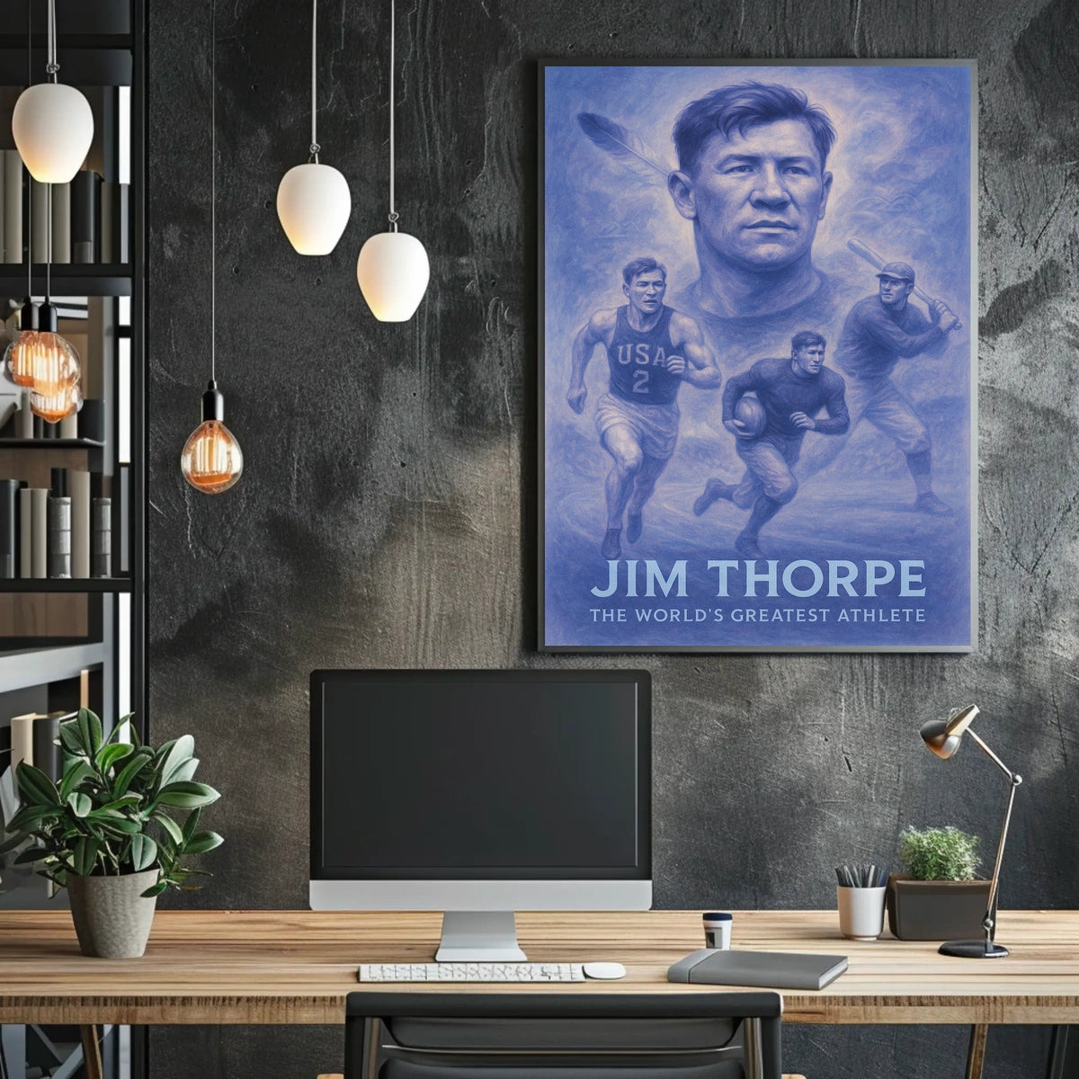Jim Thorpe Legendary Athlete Jim Thorpe Poster