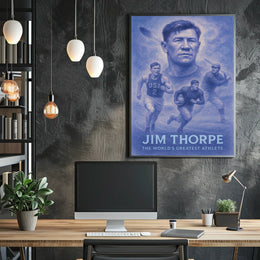 Jim Thorpe Legendary Athlete Jim Thorpe Poster