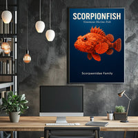 Scorpionfish Venomous Marine Fish Poster PosterGoat