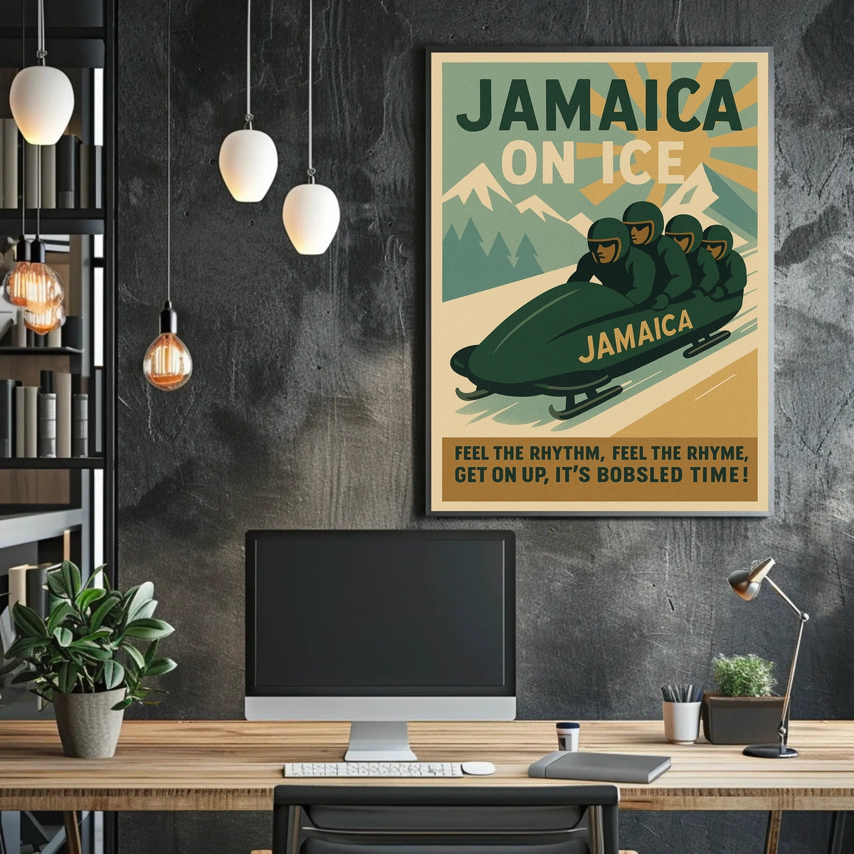 Jamaica on Ice Poster