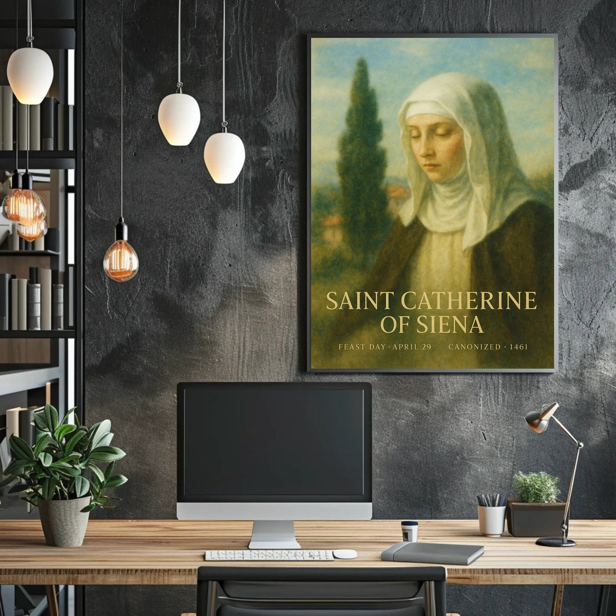 Saint Catherine Of Siena Poster